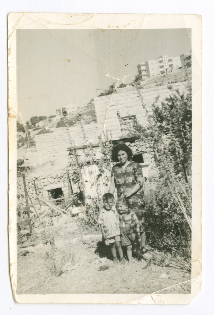 A mother with her children