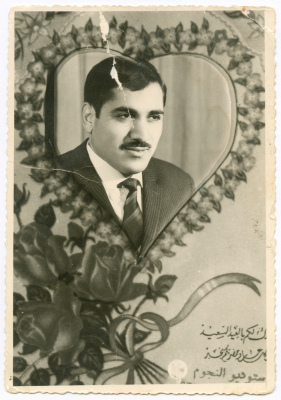 A studio portrait of a man