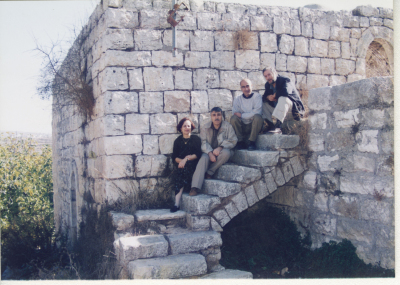 A group photograph of Palestinian visual artists