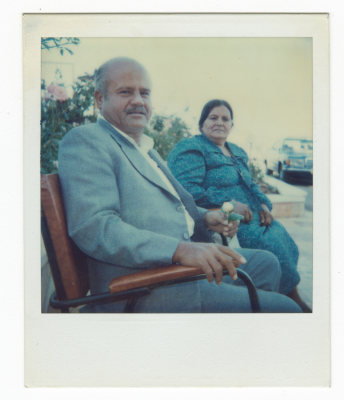 A man and his mother
