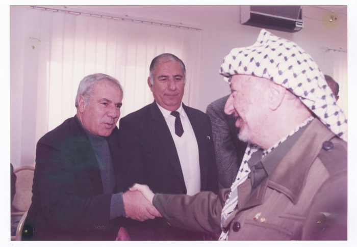 Late Palestinian President, Chairman of Iksan Council and a man from al-Sa'dy Family