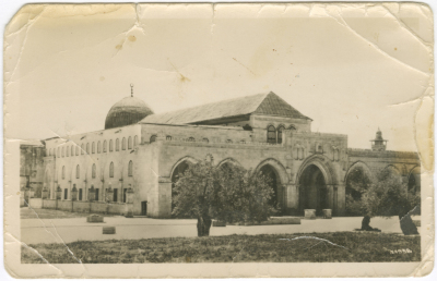 A landscape of al-Aqsa Mosque