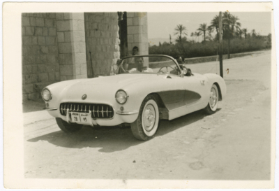 One of the first race cars in the West Bank; belongs to Waleed Irsheed