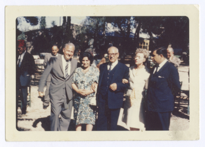 Hanna Khalaf and His Wife Badiʿa with Others