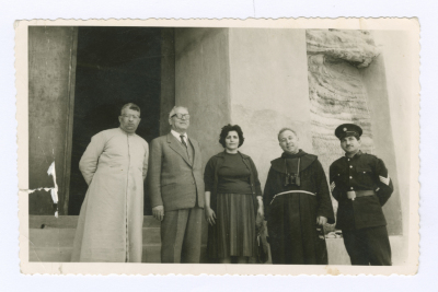 Hanna Khalaf and His Wife Badiʿa Jeries Khalaf 