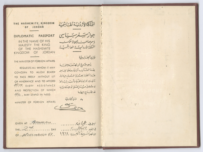Diplomatic Passport 