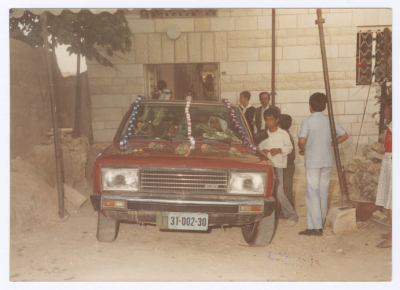 A Decorated Car; for a Wedding