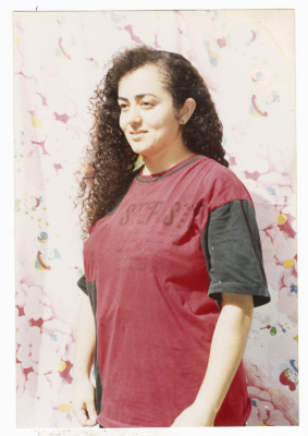 امرأة فلسطينية داخل المعتقل الاسرائيلي