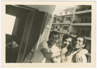 Palestinian friends in Beirut