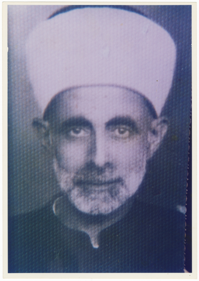 A portrait of an old man