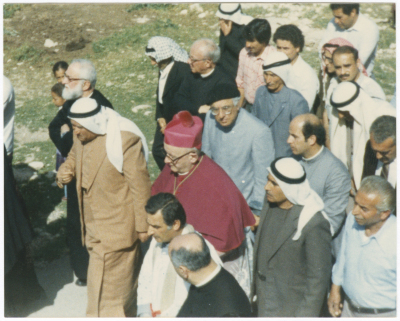 Men with Michel Sabah and Father Jalél