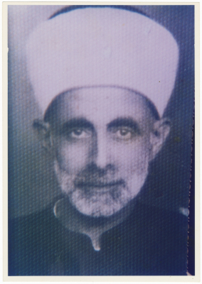 A portrait of an old man