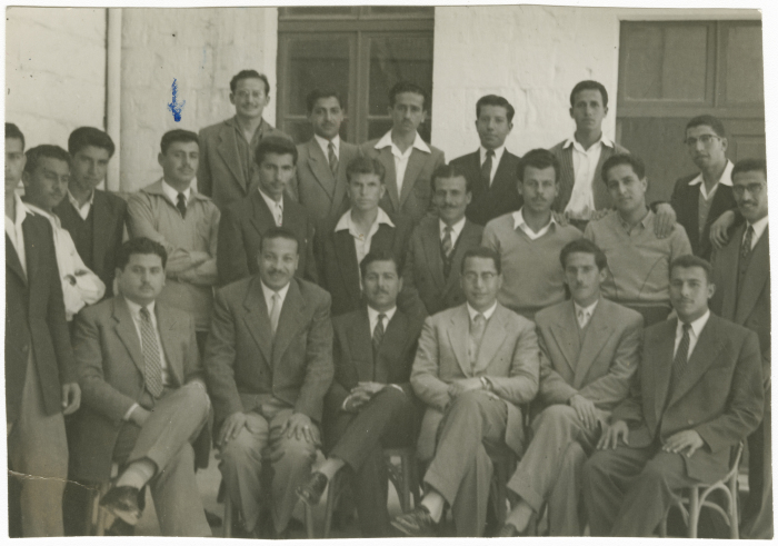 Tawjehi students at an-Najah National University; which was a school in the past