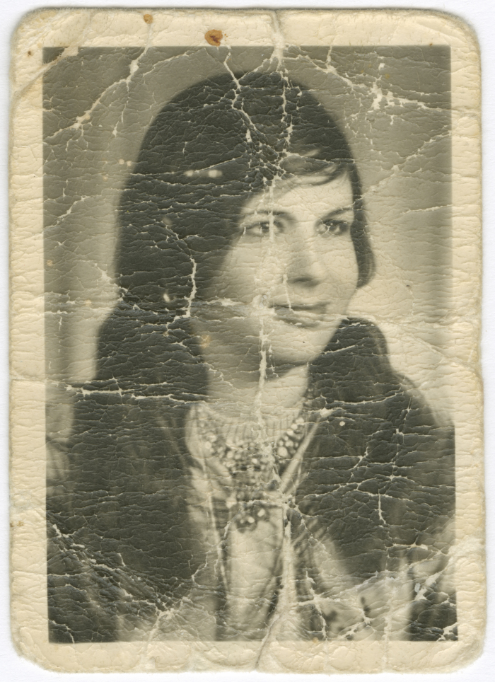 A portrait of a girl