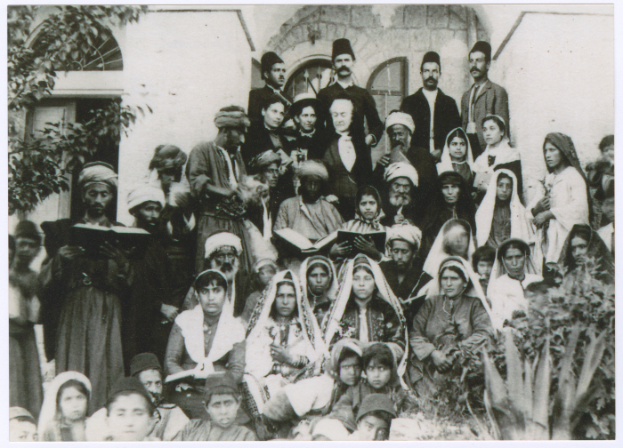 Students with members of Quakers; Religious Society of Friends