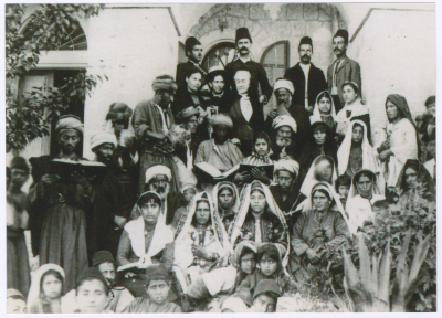 Students with members of Quakers; Religious Society of Friends