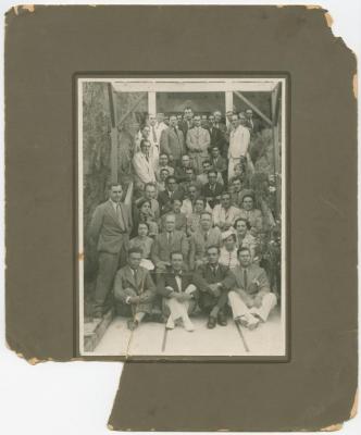 Musa and Botrous Nasir with a Group of People 