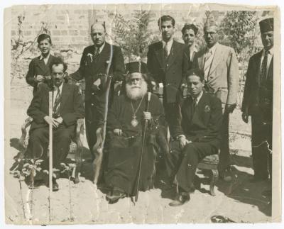  زيارة بطريرك الروم الأرثودكس لغزة،1941