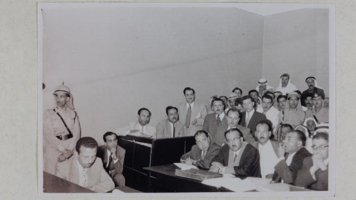 محاكمة أعضاء من حزب البعث الاشتراكي في محكمة رام الله، 1952