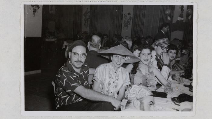 Rima Nasir and Friends at a Costume Party, 1952-1954