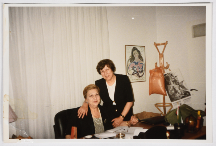 The Two Fighters Salwa Abu Khadra and Najla' Yassin.