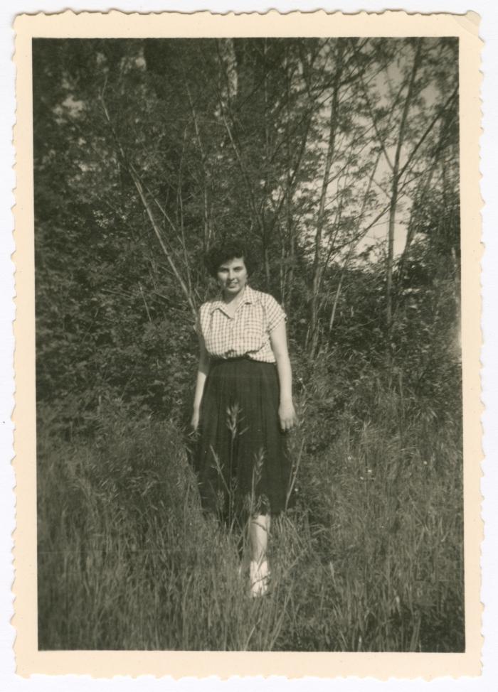 Rima Nasir in France, 1950