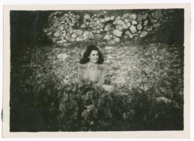 سميرة غندور في بيرزيت، 1946