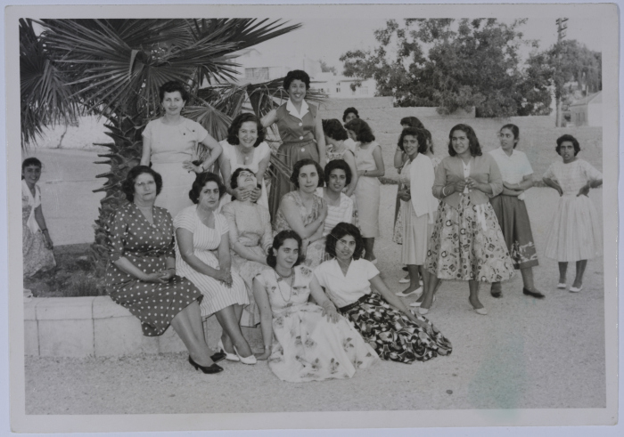 Graduation Ceremony Rehearsal, Ramallah Girls' School, 1950-1959