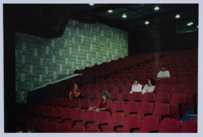 A Photograph from Rehearsals and Performances of "The Adventures of Khadra",  a Puppet Play by al-Kasaba Theatre, 2002-03