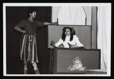 "The Moon of the Princess", a Photograph of a Theatrical Performance by al-Kasaba, 1993
