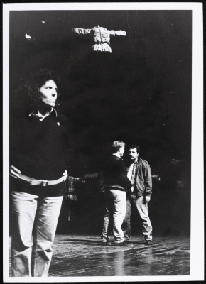 "Men Without Shadows", a Photograph of an Adapted Theatrical Performance at al-Kasaba Theatre, 1989
