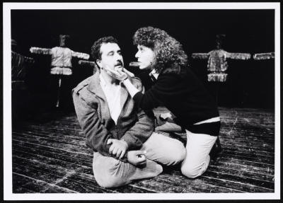 "Men Without Shadows", a Photograph of an Adapted Theatrical Performance at al-Kasaba Theatre, 1989
