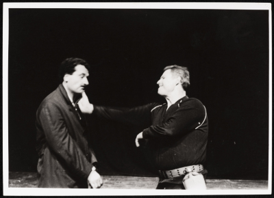 "Men Without Shadows", a Photograph of an Adapted Theatrical Performance at al-Kasaba Theatre, 1989
