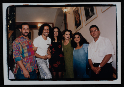 A Photograph of the Inauguration of al-Kasaba Theatre in Ramallah, 2000