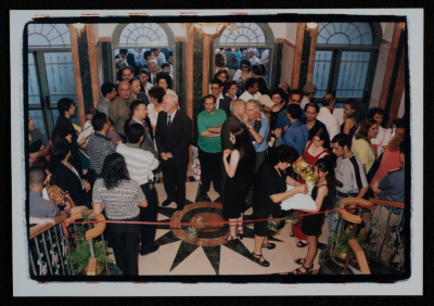 A Photograph of the Inauguration of al-Kasaba Theatre in Ramallah, 2000