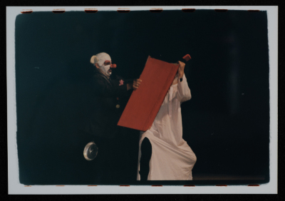 A Photograph of the Inauguration of al-Kasaba Theatre in Ramallah, 2000