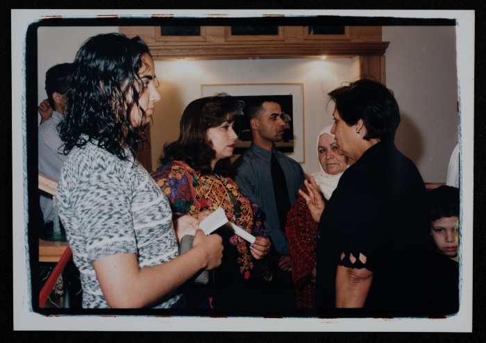 A Photograph of the Inauguration of al-Kasaba Theatre in Ramallah, 2000