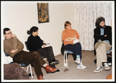 A Photograph of a "Playwriting Workshop", al-Kasaba Theatre, al-Quds, 1985