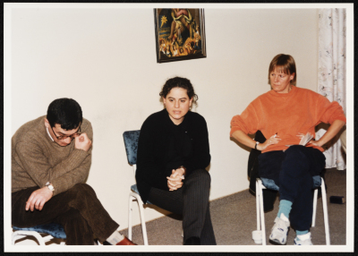 A Photograph of a "Playwriting Workshop", al-Kasaba Theatre, al-Quds, 1985