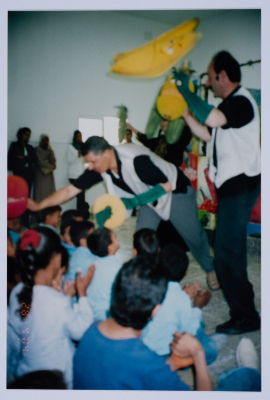 "The Adventures of Khadra", a Photograph of a Theatrical Performance, al-Kasaba Theatre, 2003
