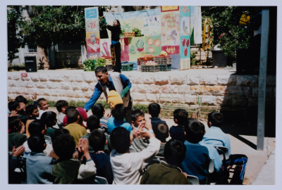 "The Adventures of Khadra", a Photograph of a Theatrical Performance, al-Kasaba Theatre, 2003