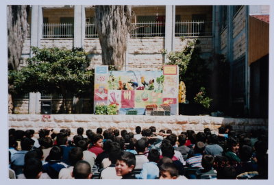 "The Adventures of Khadra", a Photograph of a Theatrical Performance, al-Kasaba Theatre, 2003