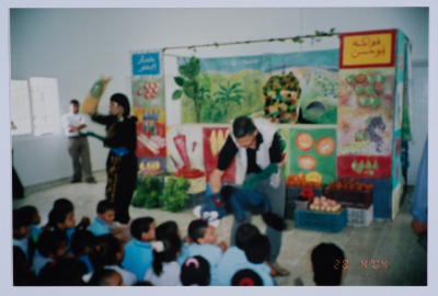 "The Adventures of Khadra", a Photograph of a Theatrical Performance, al-Kasaba Theatre, 2003