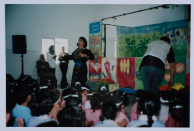 "The Adventures of Khadra", a Photograph of a Theatrical Performance, al-Kasaba Theatre, 2003