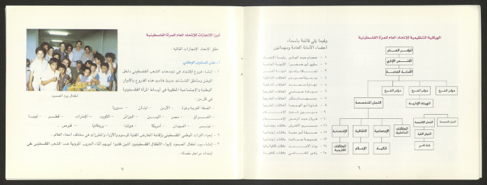 A Brochure by the General Union of Palestinian Women

