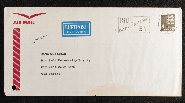 مراسلات جمعية سيدات بيرزيت الخيرية