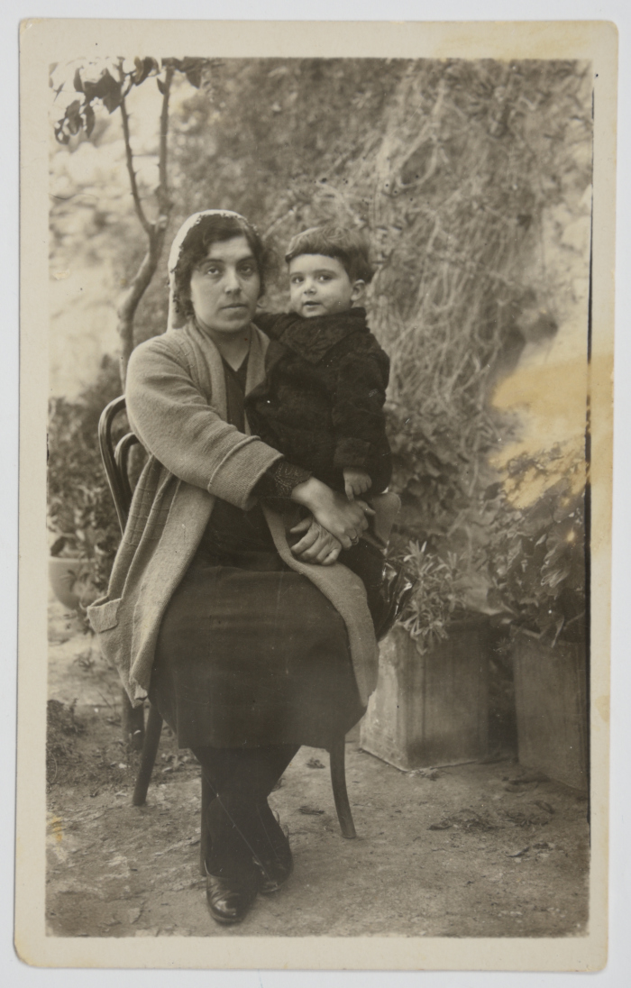 Alexandra Qanazi' with her Daughter Salwa Hallaq/Ashrawi 