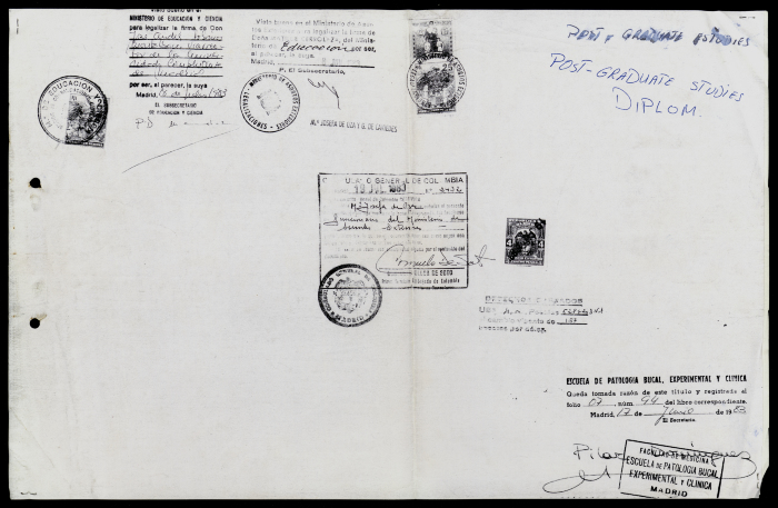 Samir Muṣtafa Askar's Postgraduate Certificate in Oral Pathology Issued by Complutense University of Madrid, June 17 1983