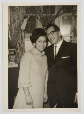 Samir Kuttab and Nayfe Ashrawi