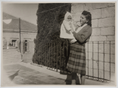 Salwa Ashrawi with her Daughter Nayfa Ashrawi 